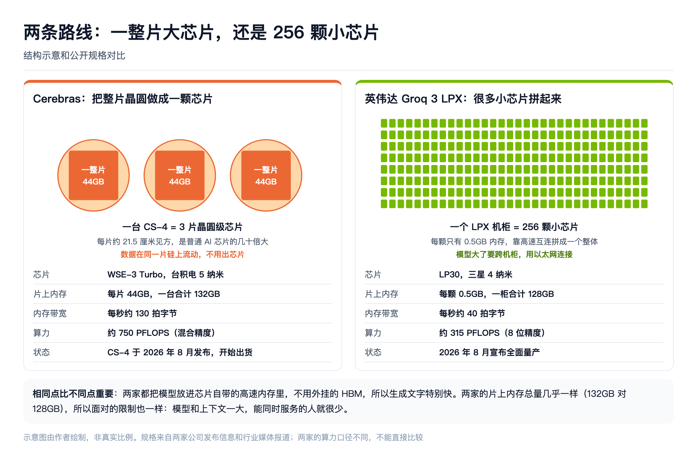 两条技术路线的对比