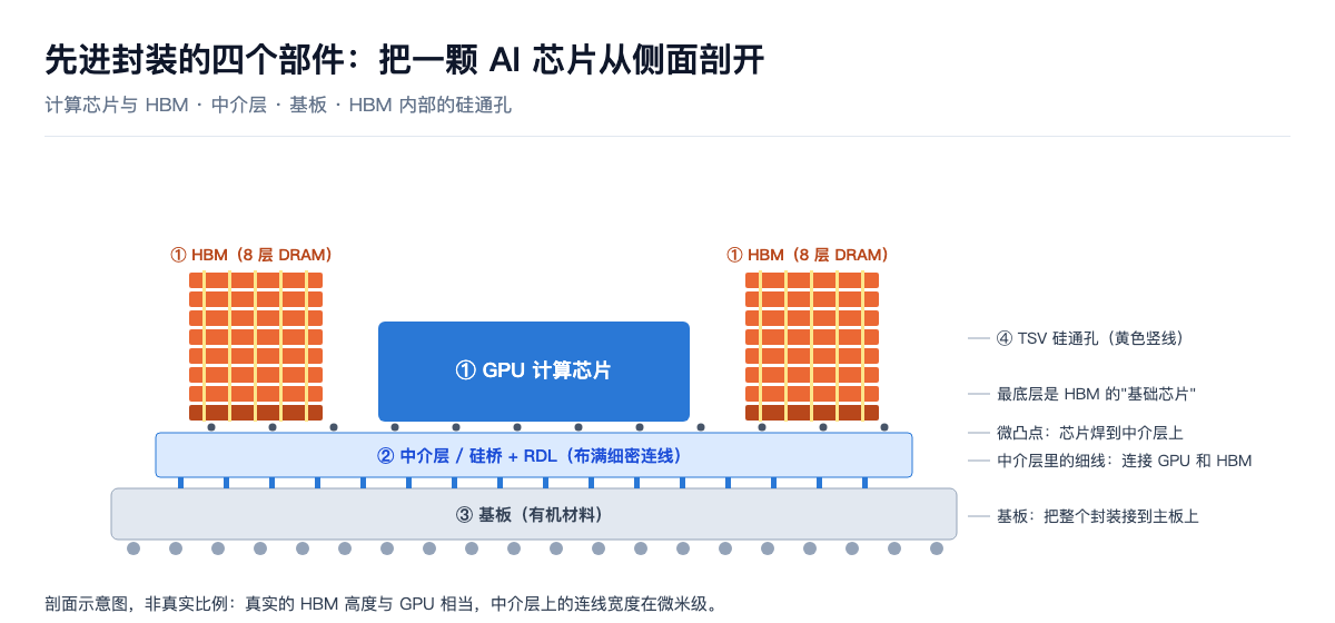 先进封装的四个部件